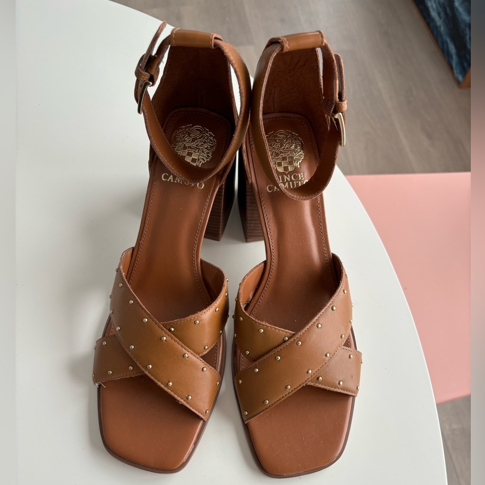 Vince Camuto Nilambie Studded Ankle Strap Sandal
